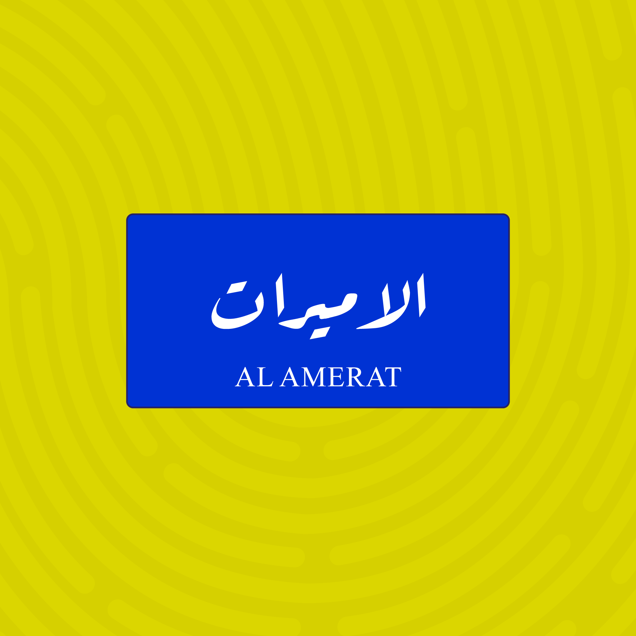 لوحة خشبية باسم الاميرات - تصميم عراقي أزرق وأبيض